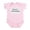 Petal Pink, variant on CafePress - Mommy's Little Rockstar Infant Bodysuit - Baby Light Bodysuit, Size Newborn - 24 Months