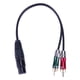 thumbnail image 1 of Accesorios para computadoras 3 pines XLR a 2 RCA Cable Adaptador de audio Cable Conector de metal Hugtrwg Para estrenar, 1 of 6