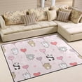 thumbnail image 2 of Dreamtimes Cartoon Panda Balloon Area Rug, 4'x5' Pet & Child Friendly Carpet for Living Room Bedroom Dining Room,Indoor Outdoor Soft Rug Washable Non Slip Comfortable Area Rug, 2 of 6