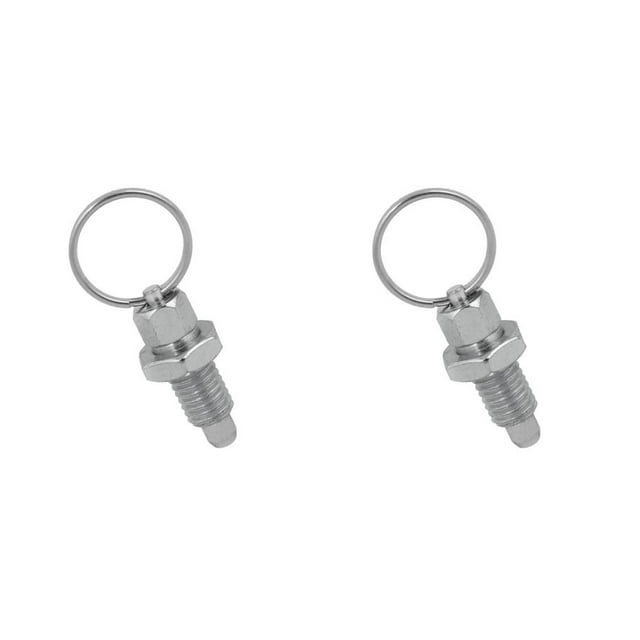 Dalazy Plongeur à Ressort avec Mécanisme de Verrouillage Fiable à Anneau Pratique M6-3 Acier Inoxydable 2Ensemble