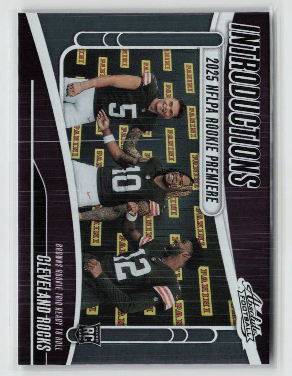 2025 Panini Absolute Football Introductions Football Card I-QJS RC ...