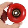 thumbnail image 4 of Uxcell 60mm with Bearings ABEC-11 Street Wheels for Skateboards Cruiser 80A, Red Golden 4 Pack, 4 of 5