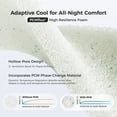 thumbnail image 5 of Sweetnight CoolNest 16 Inch Queen Size Mattress, Queen Mattresses with DuoSense Pillow Top & Dynamic Coil for Feels up to 8° Cooler, Medium Memory Foam Mattress Pressure Relief CertiPUR-US Certified, 5 of 13
