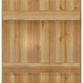 thumbnail image 5 of 26 7/8"W X 28"H Timbercraft Five 5 3/8" Boards Joined Board-N-Batten Shutters, Rough Sawn Western Red Cedar (Per Pair), 5 of 13