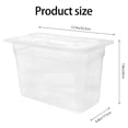 thumbnail image 3 of Low Temperature Slow Cooker Circulator Transparents Sous Vide Cooking Water Tanks Sound Insulation with Lid Kitchen Tool, 3 of 8