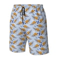 thumbnail image 4 of Fotbe Cute Sloth Trajes de Baño Estampados para Hombre, Shorts de Verano de Secado Rápido, Ropa de Playa, Bañadores-Small, 4 of 6