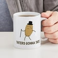 thumbnail image 4 of CafePress - Haters Gonna Hate And Taters Gonna Tate Mugs - 11 oz Ceramic Mug - Novelty Coffee Tea Cup, 4 of 4