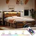thumbnail image 2 of Cama Matrimonial  Luces Led, 2 of 4