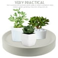 thumbnail image 4 of Miangastore Plateau de Pot de Plantes en Plastique avec Roues Support de Plante Roulant Plateau de Pot de Fleurs Rond, 4 of 9