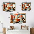 thumbnail image 4 of Designart Abstract Midcentury Oversized framed wall art decor, Midcentury framed wall art, Graphic Geometrics Colorful Mid Century , Multi-Color Mid-Century Modern Gold framed wall art, Gold Frame, 4 of 5