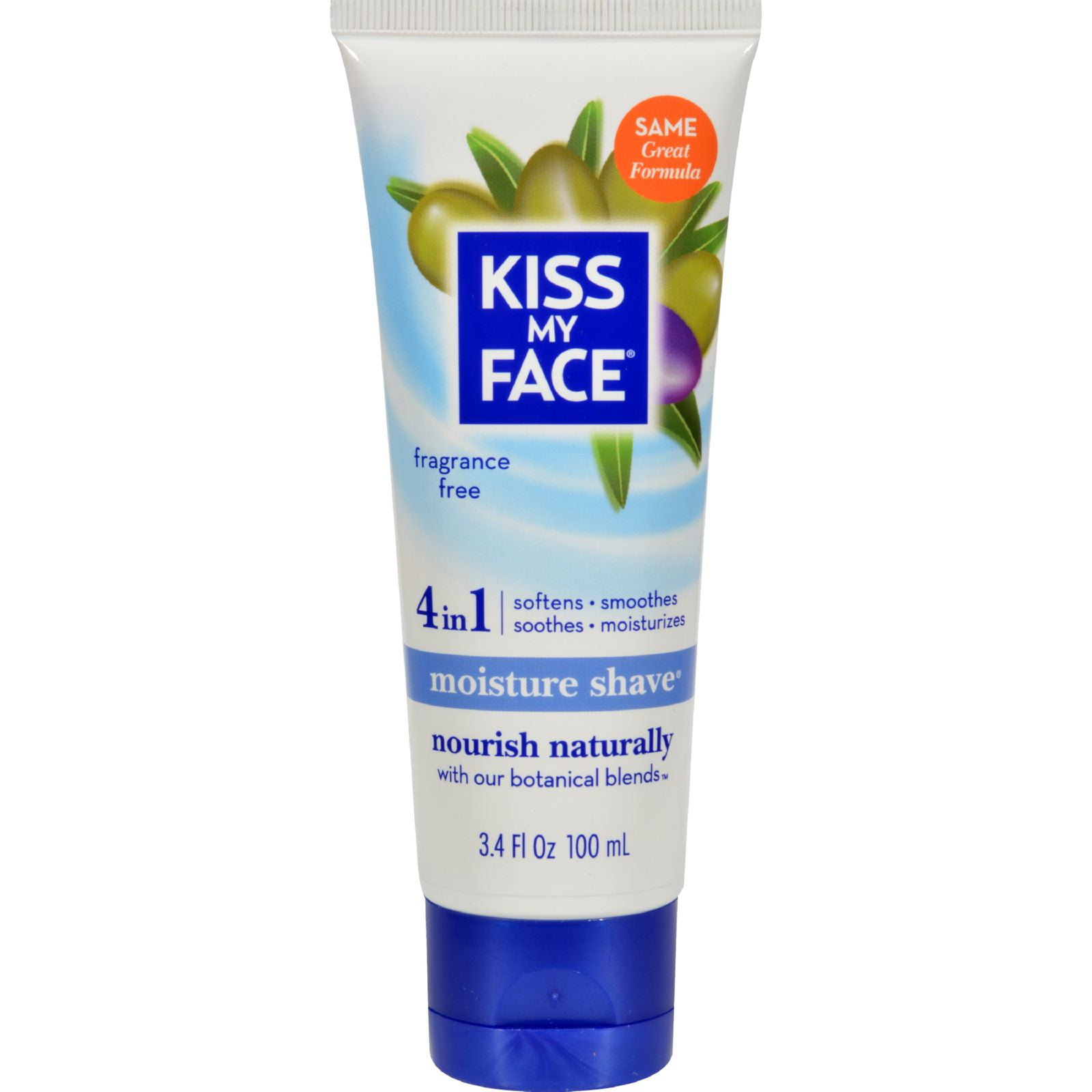 Kiss My Face Moisture Shave Fragrance Free 3.4 fl oz