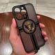 thumbnail image 3 of Funda de teléfono mate con emblema de banderas rusas de pájaros de dos cabezas para iPhone Apple 14, 13, 11, 12 MINI Pro, XS Max, XR, X, 7, 8, SE, 2022, 6, 6S, 3 of 5