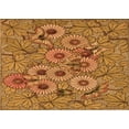 thumbnail image 1 of Ahgly Company Indoor Rectangle Patterned Mahogany Brown Area Rugs, 3' x 5', 1 of 6