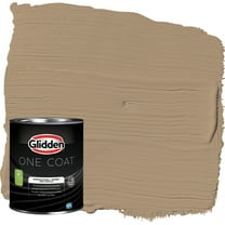 Glidden One Coat Interior Paint and Primer, Sauteed Mushroom / Brown, 1-Quart, Eggshell