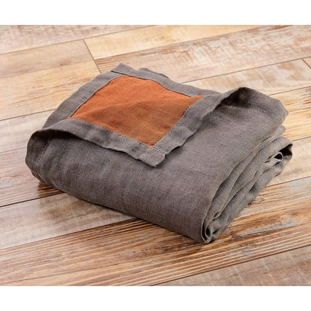 linen throw blanket 50x70 soft pure flax linen