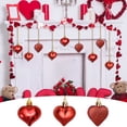 thumbnail image 4 of KCEHTA 24 Pcs Valentine's Day Heart Shaped Ornaments, Red Heart Ornaments for Christmas Tree, Valentines Day Heart Ornaments, Valentines Heart Hanging Ornaments, Valentines Day Decorations, 4 of 7