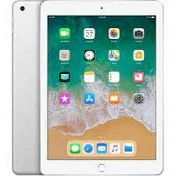 Restored Apple iPad 6th Gen 9.7" Tablet 32GB WiFi   4G LTE GSM Unlocked, Silver (Refurbished)