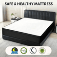 thumbnail image 3 of Queen Mattress 12 inch, Hybrid Queen Size Mattress in a Box with Upgrade Innerspring, Black, 3 of 8