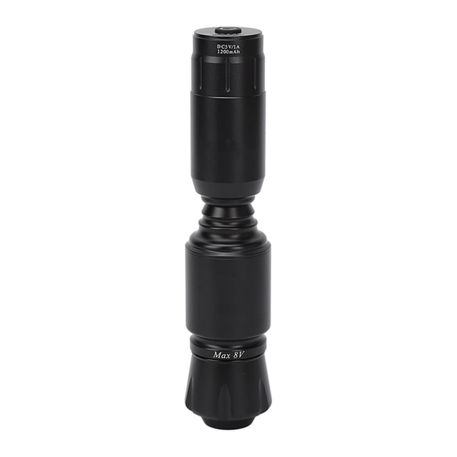 Máquina De Tatuaje Con Motor Inalámbrico Profesional, Kit De Pistola De Tatuaje Con Batería Recargable De 1200mAh Para Principiantes Y Artistas(black)