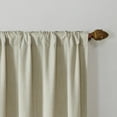 thumbnail image 3 of Home Soft Things Bedford Linen Curtain Set - 2 Panels & 2 Tiebacks - Grey - 38"x96", 3 of 5