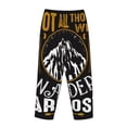 thumbnail image 3 of Lsque Not All Those Who Wander Are Lost 1 Print Women's Pajama Pants, Lounge Pant - Comfortable Home Wear,Elastic Waistband, Stylish Design-Large, 3 of 9