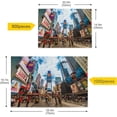 thumbnail image 5 of SKYSONIC Time Square Puzzle 500PCS Wooden Puzzle Artwork Jigsaw Puzzle Home Decor, 20.5 x 14.9 Inch, 5 of 7