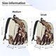 thumbnail image 2 of Fotbe Vintage Cowboy Riding Horse Mochila de Lona con Estampado, Mochila Duradera, Mochila Versátil de Alta Calidad, Mochila Compacta Vintage-Medium, 2 of 5