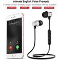 thumbnail image 5 of Auriculares estéreo magnéticos en la oreja Auriculares inalámbricos Bluetooth 4.2 Regalo para auriculares - Plata liviano y muy cómodo de usar, 5 of 5