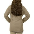thumbnail image 5 of Panda Uniform by HeedFit Women's 29" Tailored Lab Coat – 4XL Khaki, 5 of 6