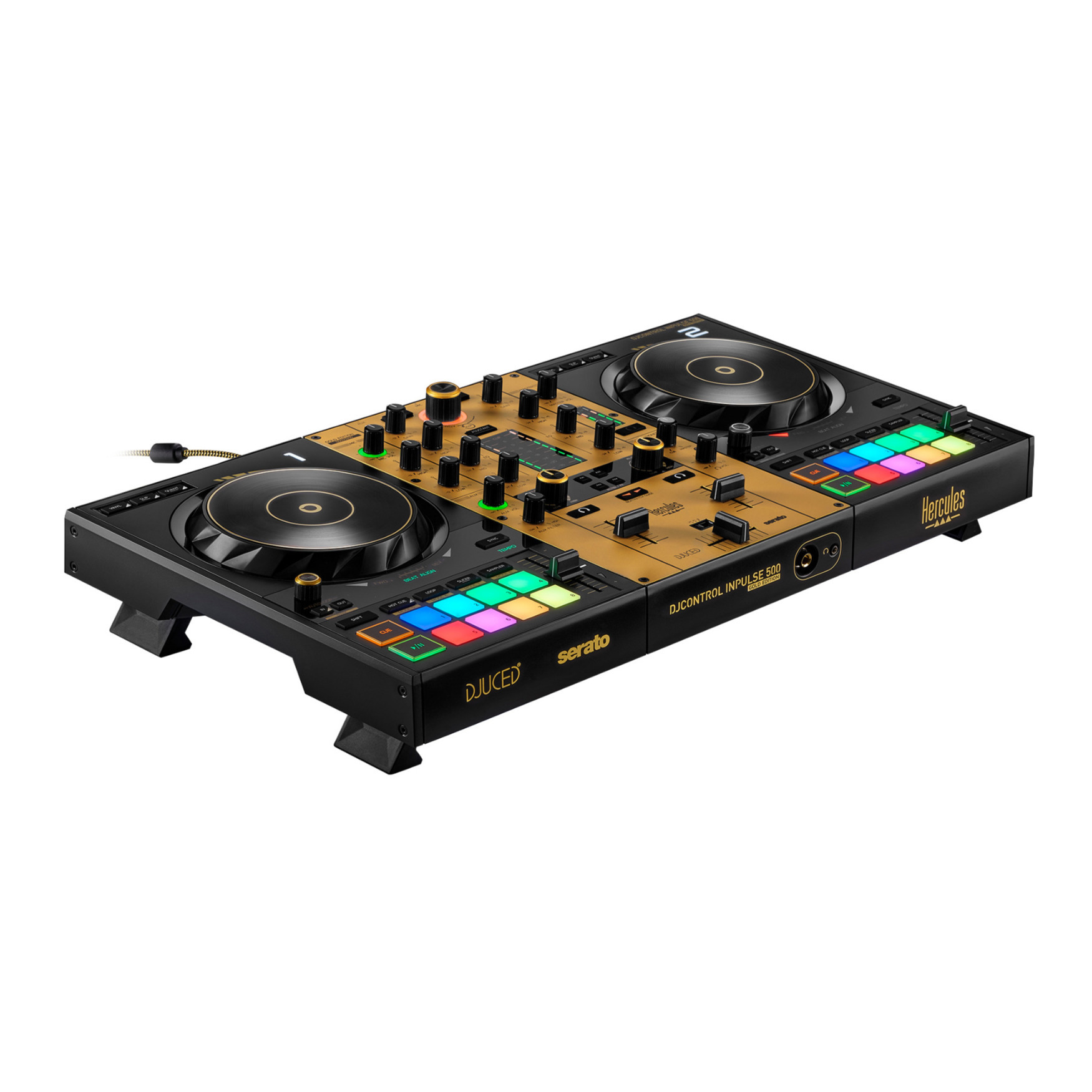 Hercules DJControl Inpulse 500 Gold Limited Edition 2-Deck USB DJ Controller