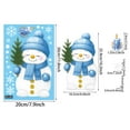 thumbnail image 2 of Event & Party Static Cling Window Stickers - Candy Snowflakes & Snowman Decorations, 2 of 6