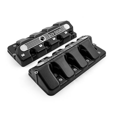 Speedmaster PCE314.1243.02 Compatible with Ford Boss 429 Cast Aluminum Valve Covers - Black