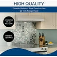 thumbnail image 4 of Broan 250 Cfm, 30-Inch Undercabinet Range Hood in Stainless Steel, 4 of 7