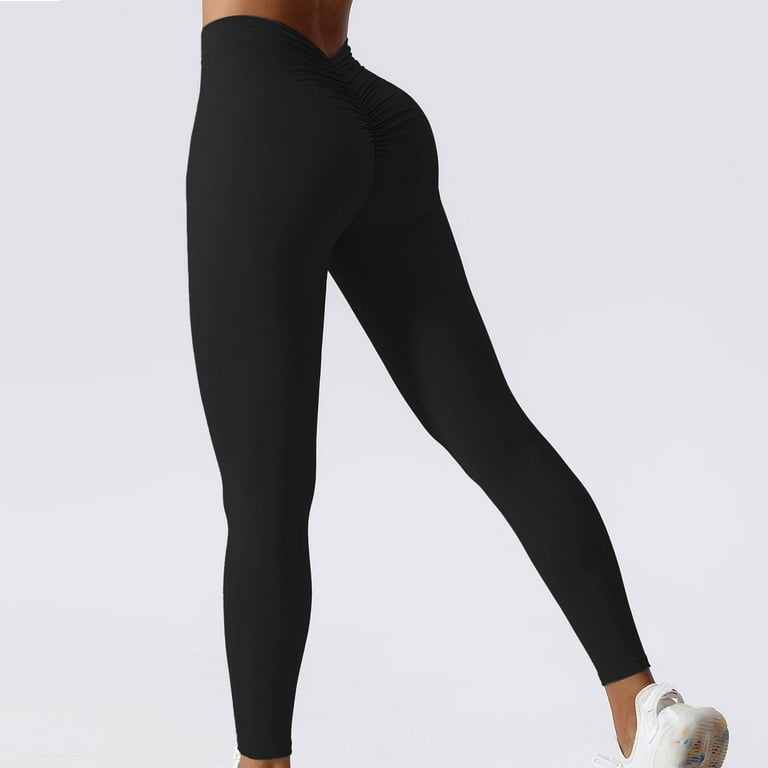 Women Tummy Control Workout Leggings High Waist Butt Lifting Yoga
