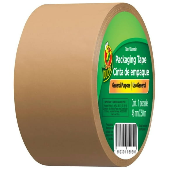 Cinta Duck Uso general, café o canela, 48mm x 50m, modelo 232256-W