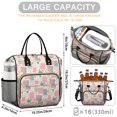 thumbnail image 5 of Pioneer Flower Floral Print Pattern Womens Lunch Box for Work,Insulated Large Lunch Bag,Leakproof Adult Lunch Bag for Work,Beach,Travel,Picnic,Camping, 5 of 6