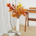 thumbnail image 4 of Fall Artificial Flowers Orchid Fall Leaves Faux Reed Set Fall Stems Branches for Vases Home Autumn Thanksgiving Table Centerpieces Wedding Harvest Floral Decor 35In, 4 of 5