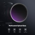 thumbnail image 4 of Filtro ND variable NEEWER 58 mm ND2-400 (1-9 paradas) con accesorios, 4 of 8