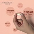 thumbnail image 4 of PureClinica Triple Strength Omega-3 1000mg – 180 Softgel Capsules (6-Month Supply) – High DHA & EPA Fish Oil for Heart, Brain & Eye Support, 4 of 6