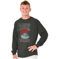 thumbnail image 5 of Papa Smurf Ladies Love the Beard Cool Men's Long Sleeve Tee T Shirt Brisco Brands S, 5 of 6