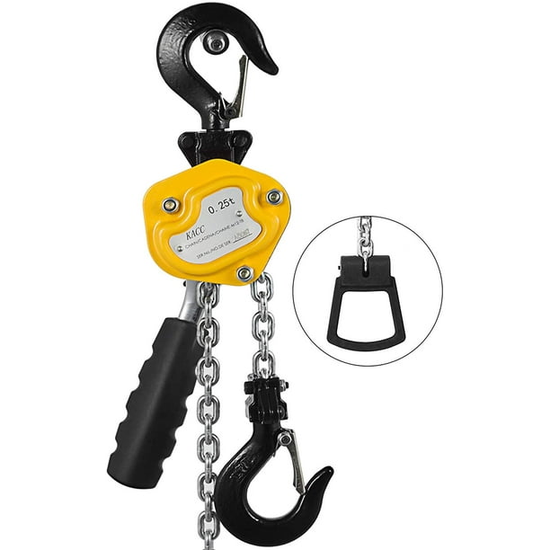 VEVOR 0.25T Lever Block Chain Hoist 3M 10Ft Chain Hoist Alloy Steel G80