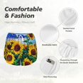 thumbnail image 4 of Balery Landscape With Sunflowers Pantalones cortos deportivos para mujer con forro y dos bolsillos, elásticos, para entrenamiento, gimnasio, yoga-XX-Large, 4 of 7