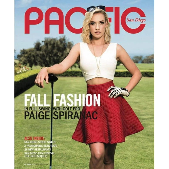 Paige Spiranac 2015 Pacific San Diego complete magazine NEW