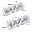 thumbnail image 3 of DIY Candle Molds, Wavy Shape Candle Molds, Desktop Silicone Candle Mould, 3D Geometric Candle Mold Pillar Candle Moulds, 3 of 5