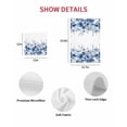 thumbnail image 7 of Blue Blooms Floral Kitchen Dish Towels for Drying Dishes Set of 2, Farmhouse Spring Flowers Botanical Waffle Weave Microfiber Hand Tea Bathroom Towels Quick Dry & Absorbent Towel 12x12, 7 of 7