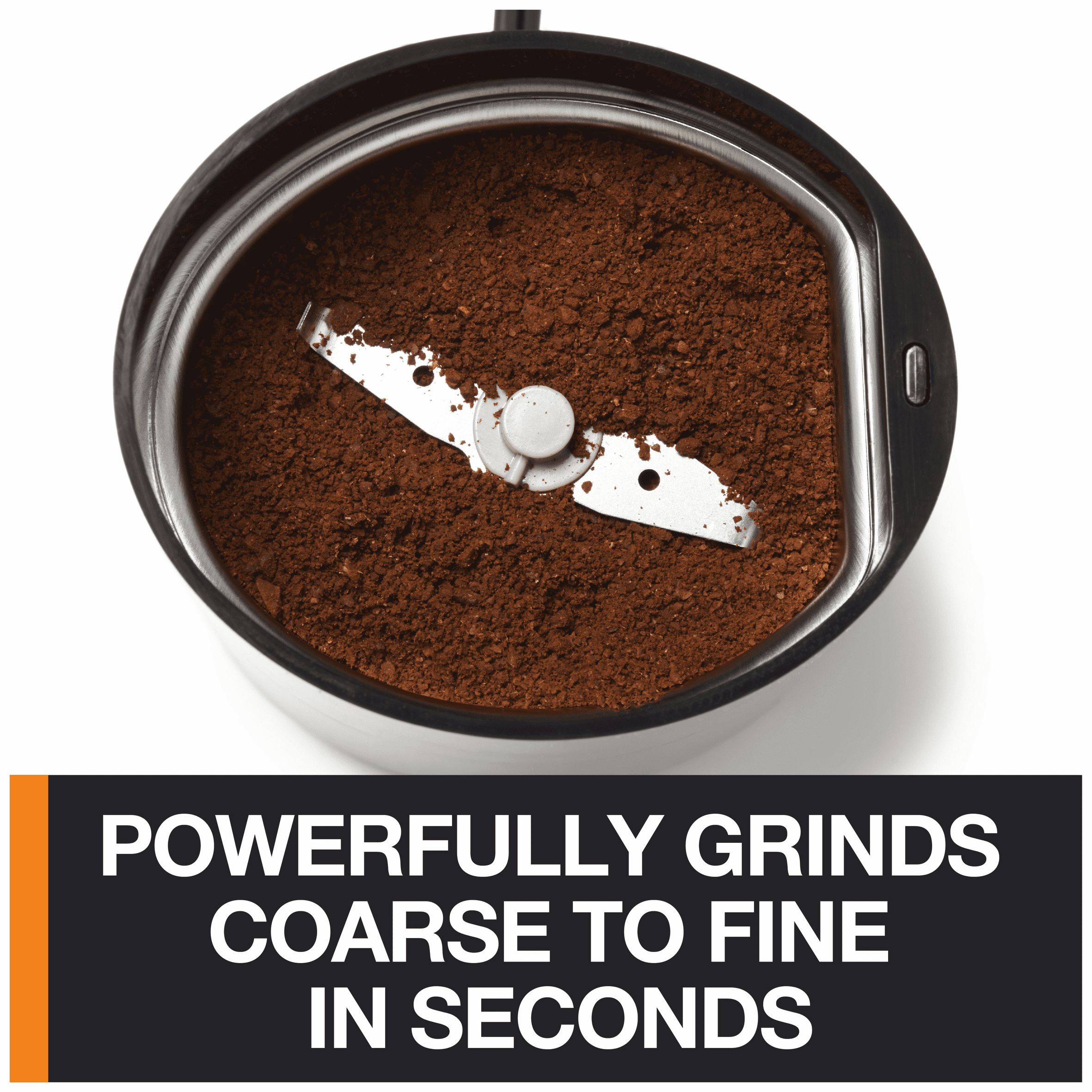 Electric Coffee Spice Grinder Stainless Steel Blades Fast Touch 3oz Capacity