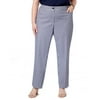 Womens Pants Plus Gingham Check Straight-Leg 22W