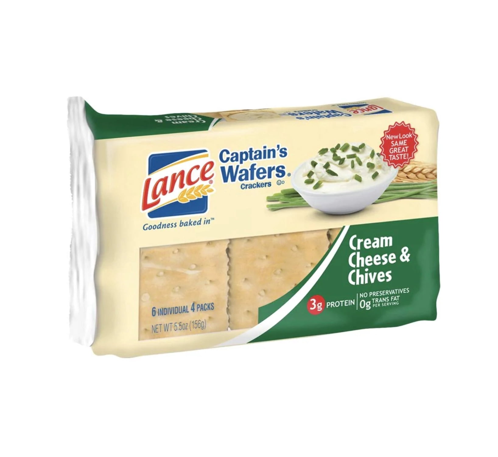 Lance Captain Wafers Original Flavor, Individual 2-Packs, 500 Packs Total, .23 Ounces Each