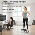 thumbnail image 3 of Rock Stepper Machine, Lateral Rocking Fitness Stepper for Home Workout, Low-Impact Side-to-Side Stepper for Knees and Joints, Compact Portable Glute Core Step Machine with Digital Counter, 3 of 7