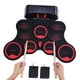 thumbnail image 2 of Batería electrónica portátil Juego de batería MIDI enrollable digital 9 almohadillas de silicona Dur Abanopi Tambor electronico, 2 of 7